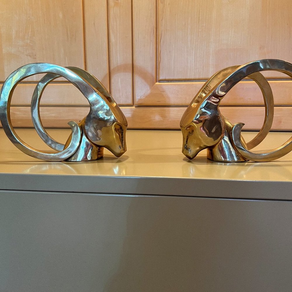 Bronze Bookends